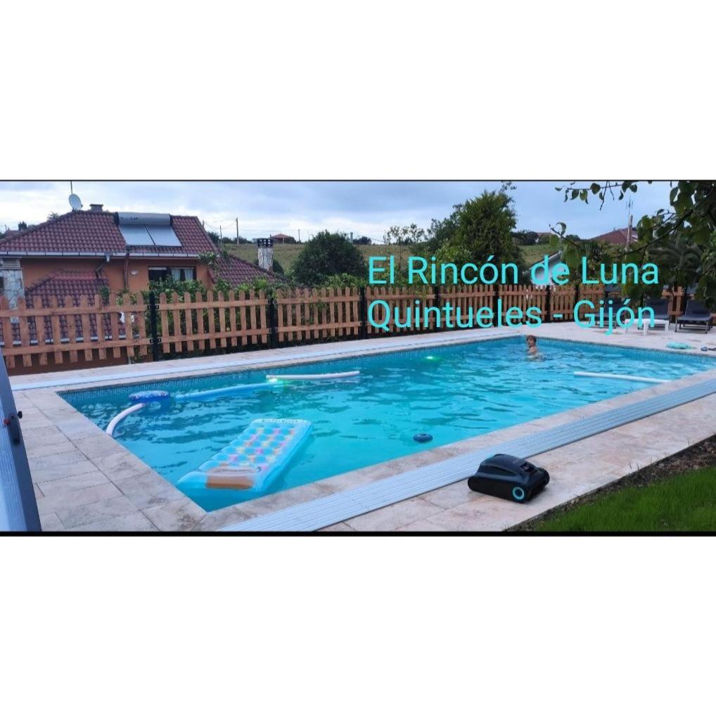 Villa Piscina Climatizada - Todo El Ano- Playa De La Nora-Chimenea- Barbacoa Quintueles Esterno foto